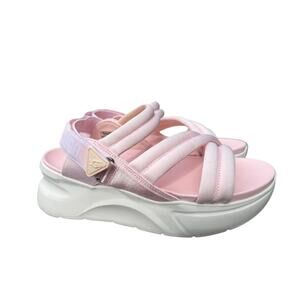 UGG LA Sun Sneaker Sandal Chunky Platform Pink EUC Women size 9